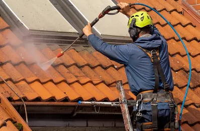 Démoussage et hydrofuge de toiture à Cambernon